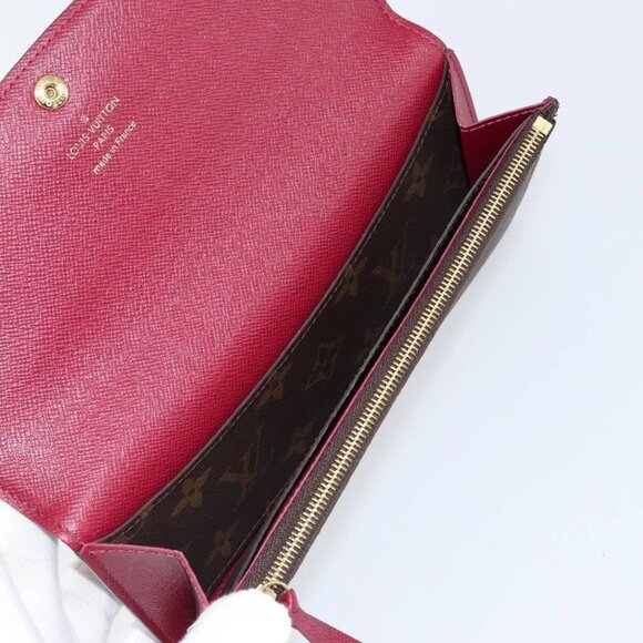 Authentic LOUIS VUITTON Monogram Portefeuille Emilie Wallet bst264-120225 - Picture 9 of 16